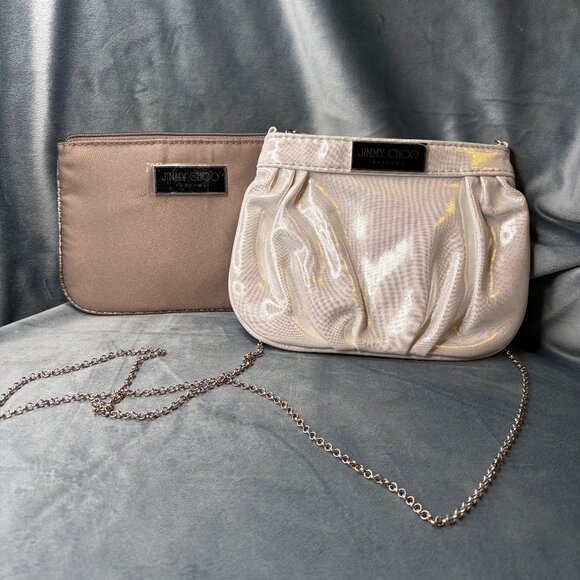 Jimmy Choo Handbags - Jimmy Choo Cosmetic Bags (Set of 2) – New with Protective Film, Zipper Closure